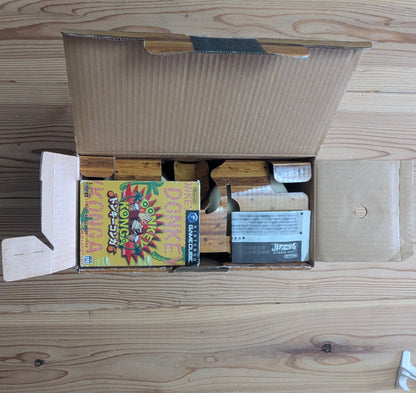 GC- Donkey Konga + Tarukonga Bongos Controller Big Box Set (CIB) + Original Game [Tested / Working]