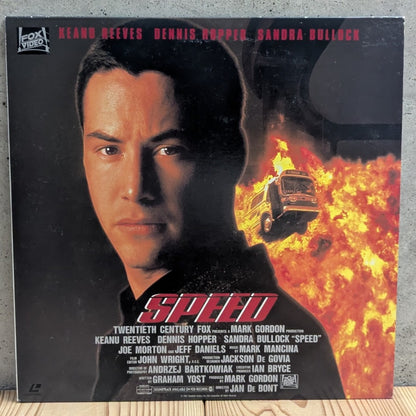 LD Speed 1994 Keanu Reeves Sandra Bullock Dennis Hopper Japanese LaserDisc PILF-2005 Front Cover