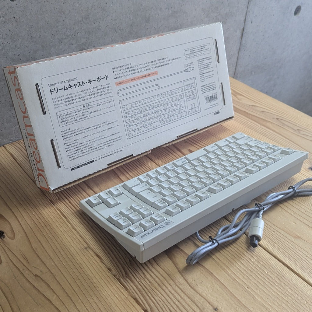 Sega Dreamcast Keyboard Japanese Layout with Hiragana Katakana Keycaps