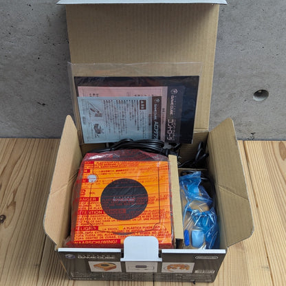 GC- Nintendo GameCube Console DOL-001 Spice Orange Box Set (CIB Matching Serial) + Controller + AC + AV + Manual