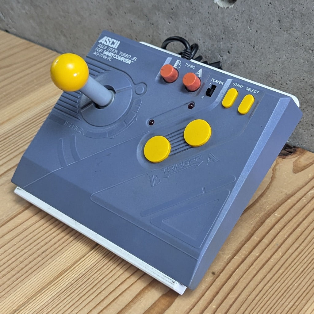 FC- ASCII Stick Turbo Jr. Arcade Controller (AS-7749-FC) for Nintendo Famicom [Tested / Working]