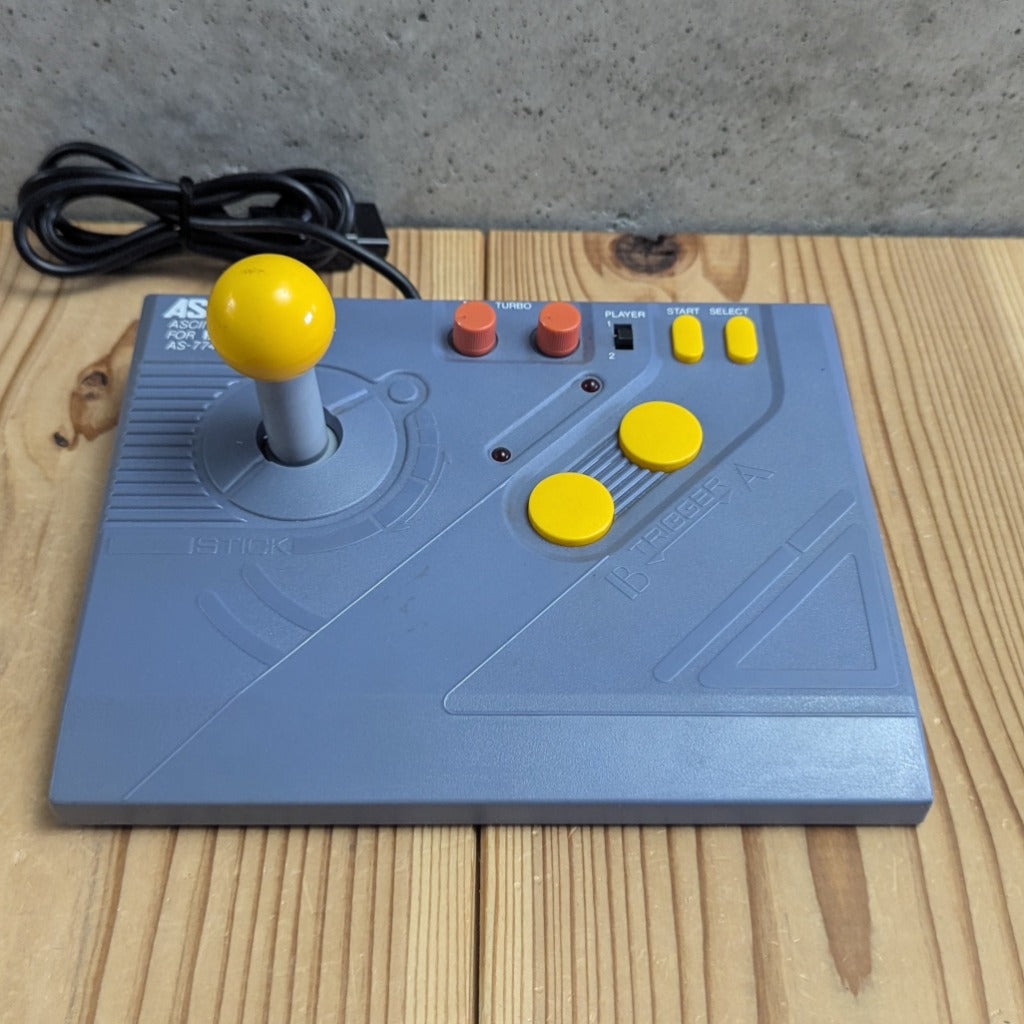 FC- ASCII Stick Turbo Jr. Arcade Controller (AS-7749-FC) for Nintendo Famicom [Tested / Working]