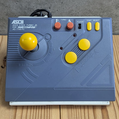 FC- ASCII Stick Turbo Jr. Arcade Controller (AS-7749-FC) for Nintendo Famicom [Tested / Working]