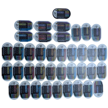 Pokemon Mezasta Arcade Tags Lot x39 - Pink Hexagonal Series (Takara Tomy Japan) - Photo 2
