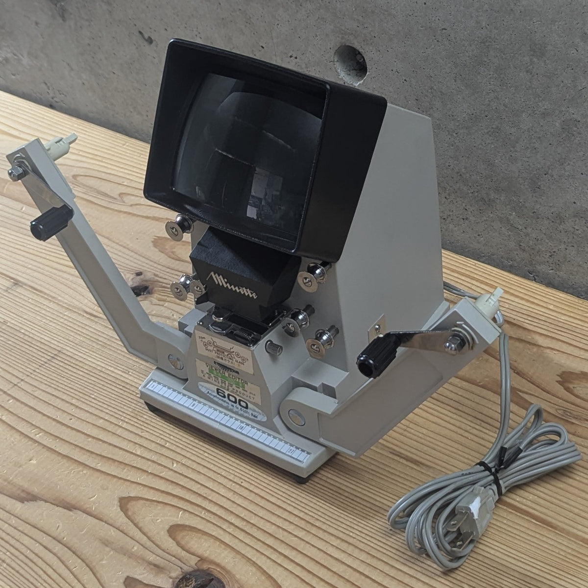 Vintage Minette S-5 Super 8 Film Viewer Editor Projector Japan - Photo 5
