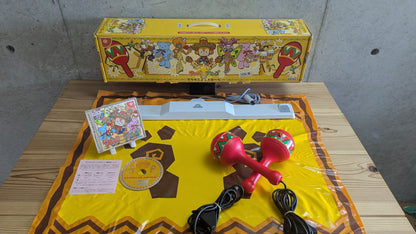 Sega Dreamcast Samba de Amigo Official Maracas Controller Bundle with Game, Sensor Bar & Floor Mat (CIB Boxed - Japan NTSC-J)