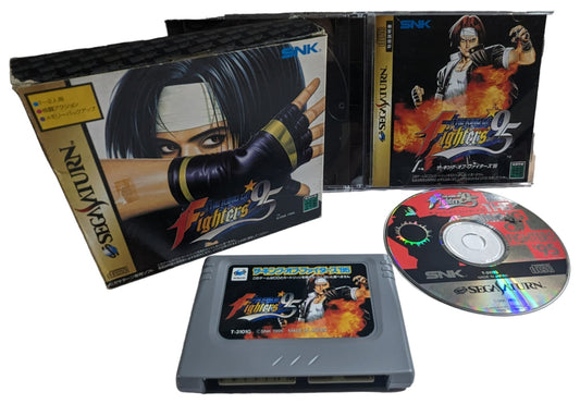 SEGA Saturn - King of Fighters 95 (Boxed) + Ram Cartridge  (Japan-game)