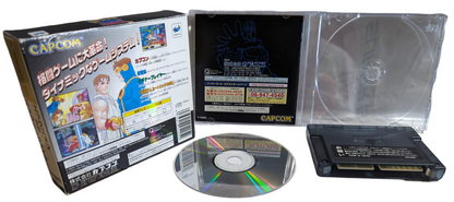 SEGA Saturn Boxed X-Men Vs Street Fighter + 4Mb Ram Cartridge (Japan-game)