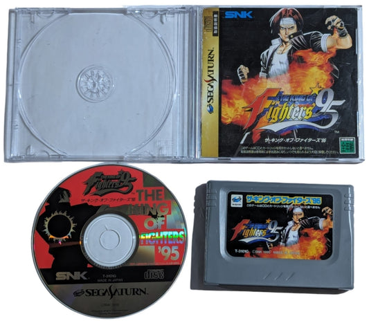 SEGA Saturn - King of Fighters 95 (No outer Box) + RAM Cartridge  (Japan-game)