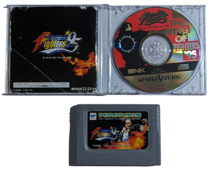 SEGA Saturn - King of Fighters 95 (No outer Box) + RAM Cartridge  (Japan-game)