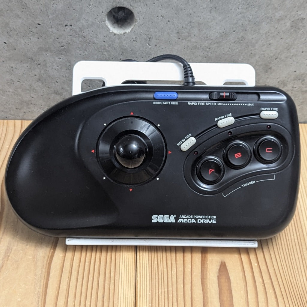 Sega Mega Drive Arcade Power Stick 3-Button Layout A B C with Independent Rapid Fire Sliders