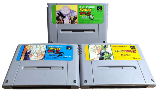 Super Famicom - Dragon Ball Super Boutuden 1/2/3 Cartridge Set - Sfc Nintendo Japan Original NTSC-J Edition