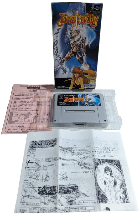 Super Famicom - Bastard: Dark god of destruction Game - Sfc Nintendo Japan Original NTSC-J Edition