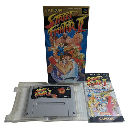 Super Famicom - Street Fighter II Game - Sfc Nintendo Japan Original NTSC-J Edition