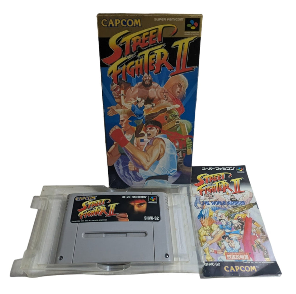 Jeu Super Famicom STREET FIGHTER II TURBO - Version Japonaise Complète - Très Bon état