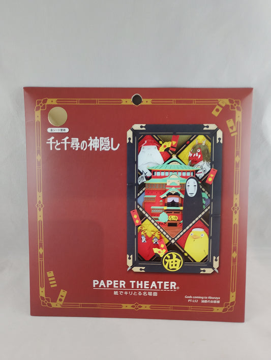Studio Ghibli Spirited Away Paper Theater PT-L52 box featuring the bathhouse and No-Face.