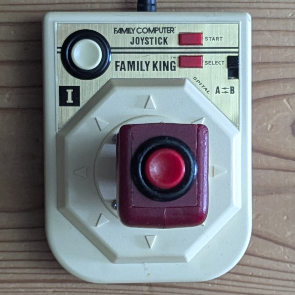 Family King Control Panel Start Select A B Switch and Button I Close Up