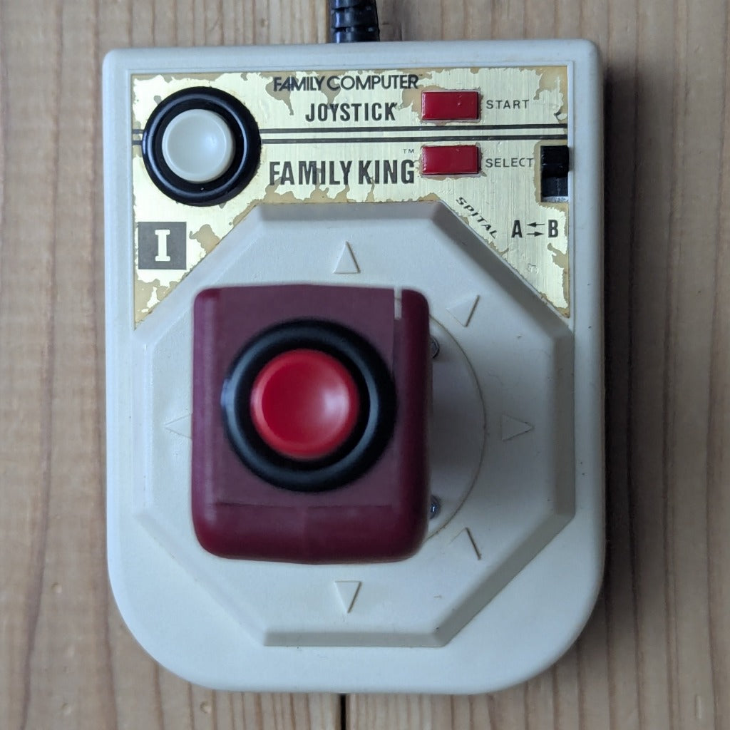 Spital Family King Faceplate Detail Start Select and Button Layout Showing Vintage Patina