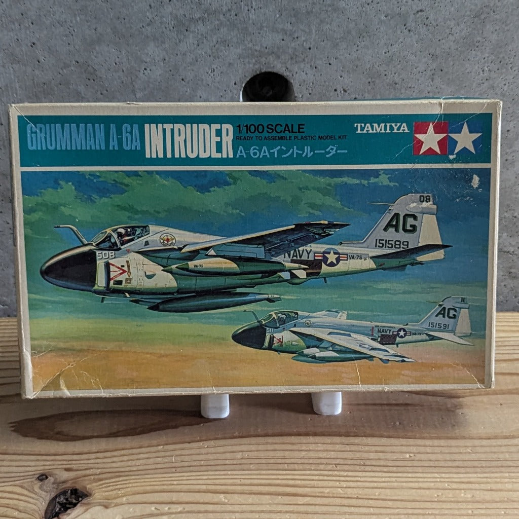 Tamiya Grumman A-6A Intruder Box Art Front View Vintage Two Star Logo