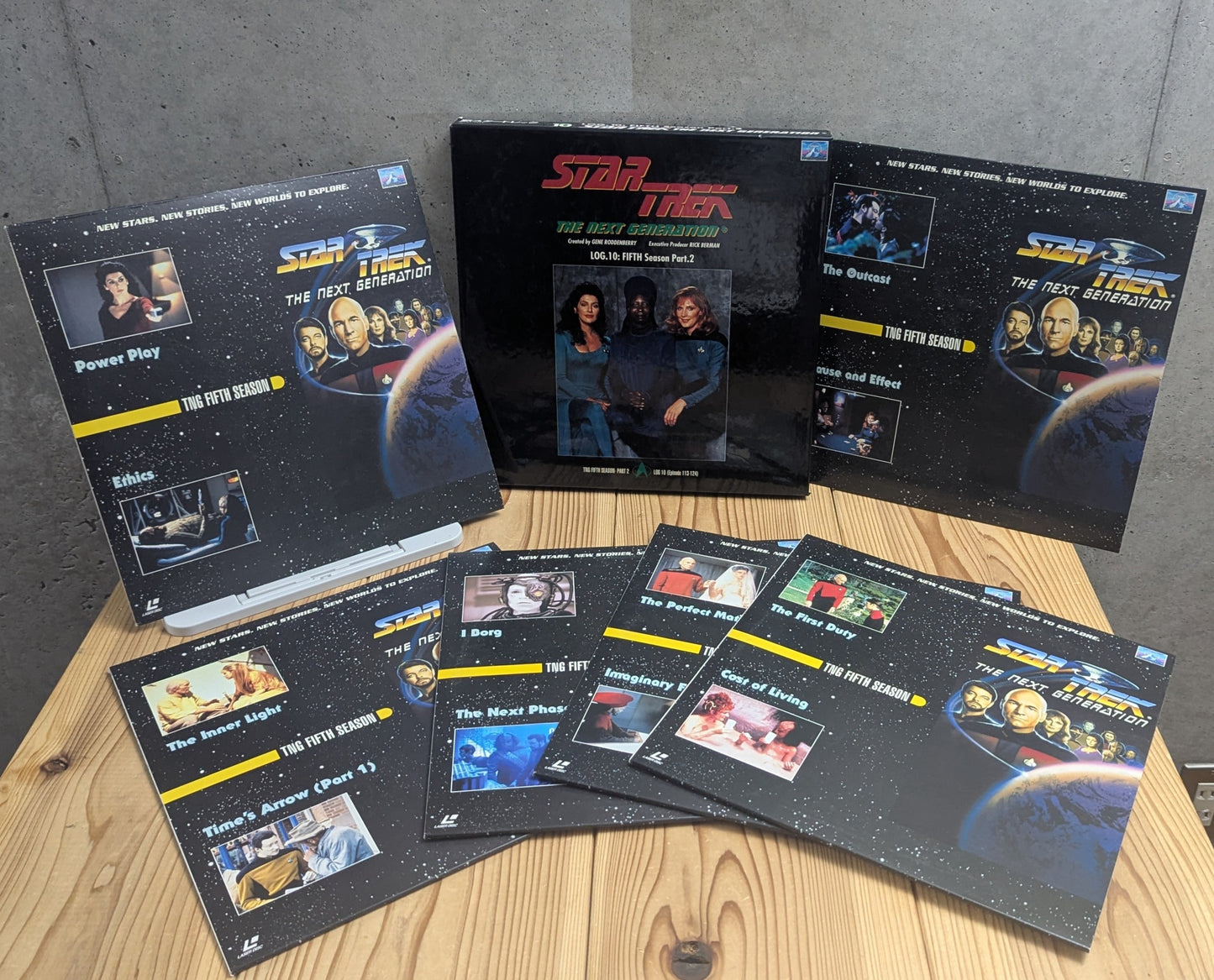 LD - Star Trek: The Next Generation Season 5 Part 2 - LaserDisc Japan Import