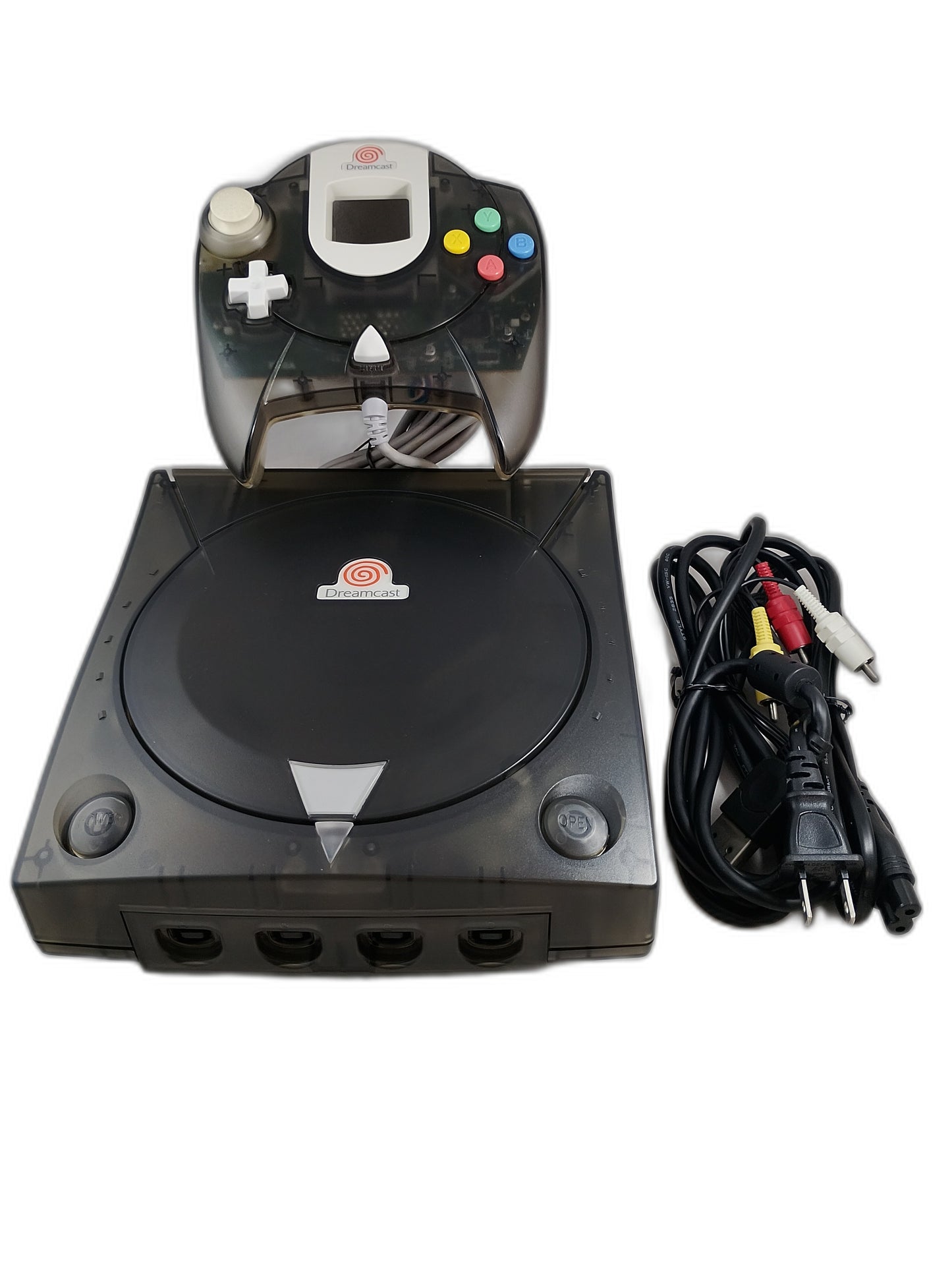 Dreamcast - Console with Controller - SEGA -Black Smoke