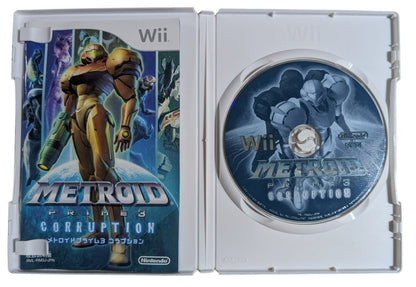 Wii - Metroid Prime 3 - Corruption Game - Nintendo Japan Original NTSC-J Edition