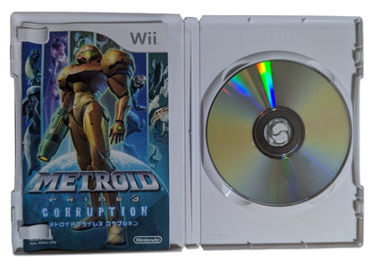Wii - Metroid Prime 3 - Corruption Game - Nintendo Japan Original NTSC-J Edition