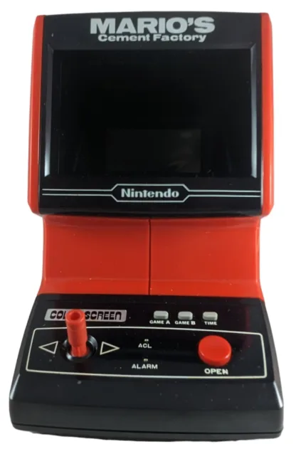 GW GAME AND WATCH TABLE TOP MARIO´S CEMENT FACTORY NINTENDO - Imagen 6