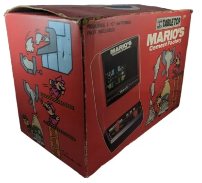 GW GAME AND WATCH TABLE TOP MARIO´S CEMENT FACTORY NINTENDO - Imagen 8