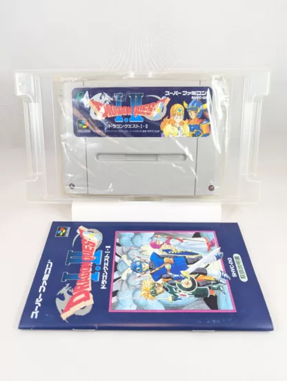 SUPER FAMICOM DRAGON QUEST I.II With box and instructions. Japan version (NTSC-J)