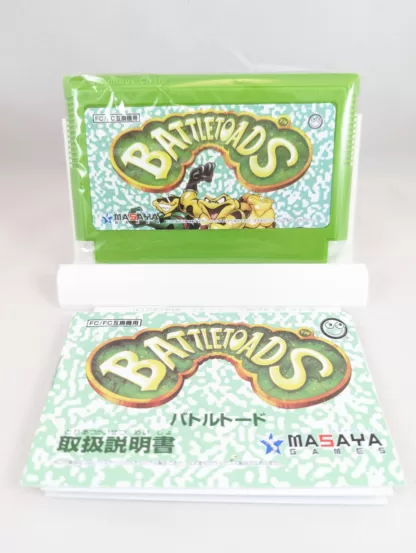 FC – BATTLETOADS (game+box+instruction) FC/NES Nintendo (JAPAN) NEW - Imagen 2