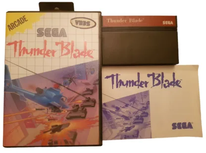 MS MASTER SYSTEM – Thunder Blade (game+case+instruction) (PAL)