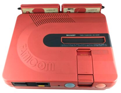 Sharp FAMICOM TWIN RED AN500R (SINGLE CONSOLE+AC EURO) NEW BELT- SERVICED (ONLY Japan EDITION) - Imagen 2