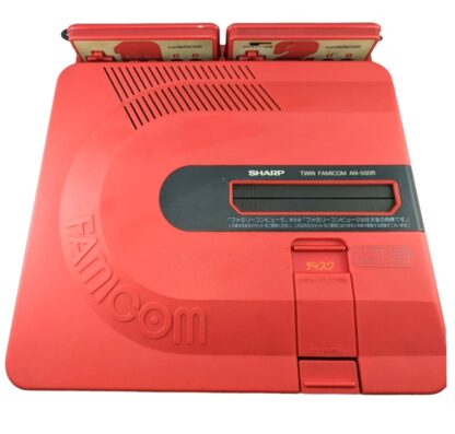 Sharp FAMICOM TWIN RED AN500R (SINGLE CONSOLE+AC EURO) NEW BELT- SERVICED (ONLY Japan EDITION) - Imagen 9