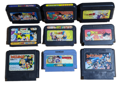 FC – DRAGON BALL - ONLY 9 Cartridge- MIX - Compilation (game) Famicom/NES Nintendo (JAPAN) - Imagen 2