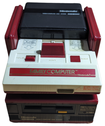 FAMICOM UNIT+FAMICOM DISK UNIT+RAM ADAPTER (NEW BELT-SERVICED) NINTENDO (ONLY JAPAN Edition) - Imagen 6