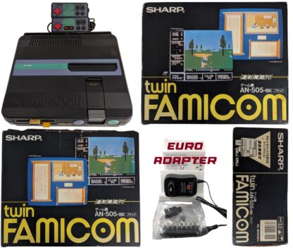 Sharp FAMICOM TWIN AN-505BK (BOXED-NEW BELT-SERVICED) (ONLY Japan EDITION)