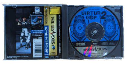 SEGA SATURN - VIRTUA COP 2 (game+case+instruction) SPIN CARD JAPAN - Imagen 2