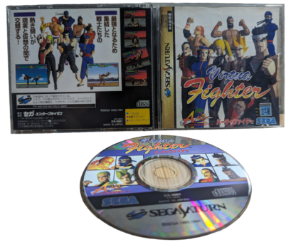 SEGA SATURN - VIRTUA FIGHTER (game+case+instruction) JAPAN